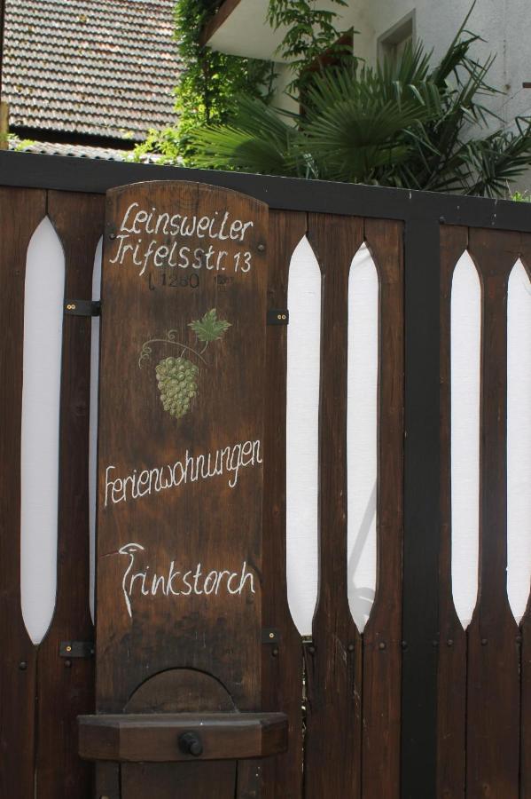 Apartamento Feriengut Zum Trinkstorch Leinsweiler Exterior foto